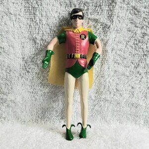 3/$25 5 1/2" Poseable Robin/Burt Ward From the TV Series Figure & Cloth Cape!!